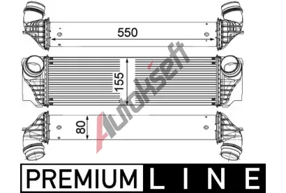 MAHLE Chladi� vzduchu intercooler MAO CI 183 000P, CI 183 000P