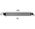 MAHLE Chladič vzduchu intercooler MAO CI 188 000P, CI 188 000P