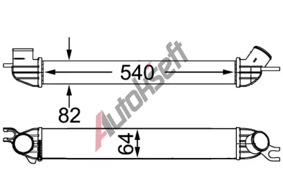 MAHLE Chladič vzduchu intercooler MAO CI 188 000S, CI 188 000S  MAHLE Chladič vzduchu intercooler MAO CI 188 000S, CI 188 000S