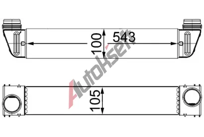 MAHLE Chladi vzduchu intercooler MAO CI 189 000S, CI 189 000S