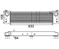 MAHLE Chladi vzduchu intercooler MAO CI 192 000P, CI 192 000P