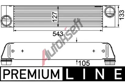 MAHLE Chladi� vzduchu intercooler MAO CI 193 000P, CI 193 000P