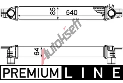MAHLE Chladi vzduchu intercooler MAO CI 194 000P, CI 194 000P