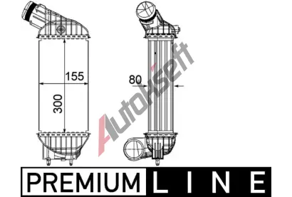 MAHLE Chladič vzduchu intercooler MAO CI 199 000P, CI 199 000P MAHLE Chladič vzduchu intercooler MAO CI 199 000P, CI 199 000P