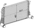 MAHLE Chladi vzduchu intercooler MAO CI 207 000P, CI 207 000P
