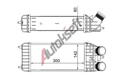 MAHLE Chladi vzduchu intercooler MAO CI 210 000S, CI 210 000S