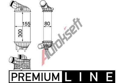 MAHLE Chladi� vzduchu intercooler MAO CI 212 000P, CI 212 000P