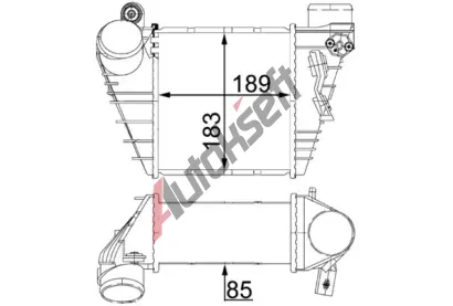 MAHLE Chladi vzduchu intercooler MAO CI 22 000S, CI 22 000S