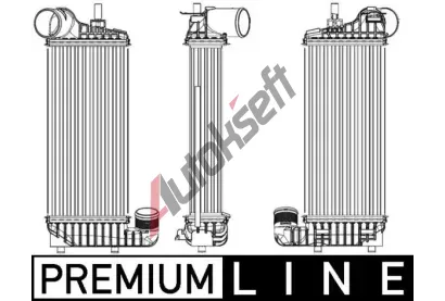 MAHLE Chladi vzduchu intercooler MAO CI 245 000P, CI 245 000P