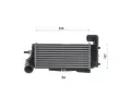 MAHLE Chladi vzduchu intercooler MAO CI 245 000S, CI 245 000S