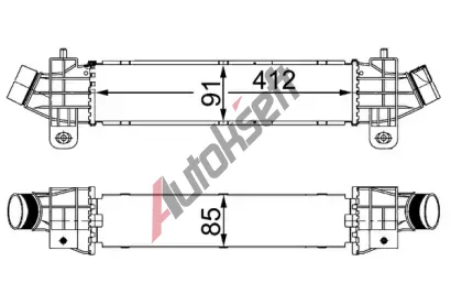 MAHLE Chladi vzduchu intercooler MAO CI 25 000S, CI 25 000S