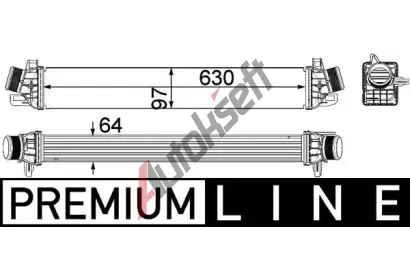 MAHLE Chladi vzduchu intercooler MAO CI 259 000P, CI 259 000P