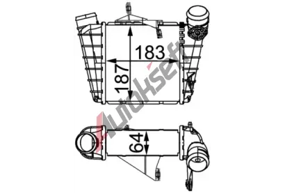 MAHLE Chladi vzduchu intercooler MAO CI 298 000S, CI 298 000S