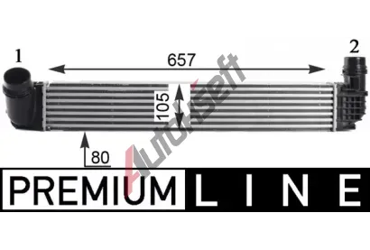 MAHLE Chladi vzduchu intercooler MAO CI 314 000P, CI 314 000P