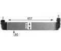 MAHLE Chladi vzduchu intercooler MAO CI 314 000P, CI 314 000P