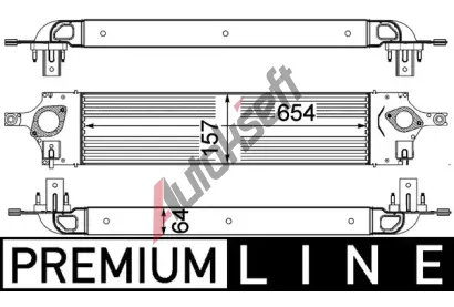 MAHLE Chladi vzduchu intercooler MAO CI 319 000P, CI 319 000P