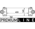 Chladi vzduchu intercooler MAHLE ‐ MAO CI 328 000P