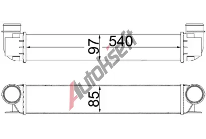 MAHLE Chladi vzduchu intercooler MAO CI 338 000S, CI 338 000S