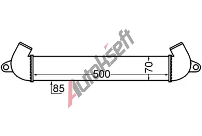 MAHLE Chladi vzduchu intercooler MAO CI 342 000S, CI 342 000S