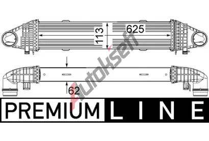 MAHLE Chladi� vzduchu intercooler MAO CI 356 000P, CI 356 000P