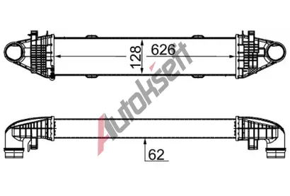 MAHLE Chladi vzduchu intercooler MAO CI 356 000S, CI 356 000S