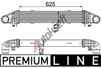 MAHLE Chladi vzduchu intercooler MAO CI 359 000P, CI 359 000P