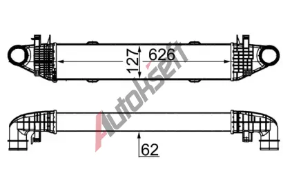 MAHLE Chladi vzduchu intercooler MAO CI 359 000S, CI 359 000S