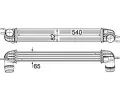 MAHLE Chladi vzduchu intercooler MAO CI 375 000P, CI 375 000P