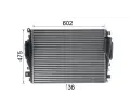 MAHLE Chladi vzduchu intercooler MAO CI 376 000P, CI 376 000P