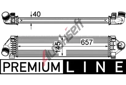 MAHLE Chladi vzduchu intercooler MAO CI 394 000P, CI 394 000P
