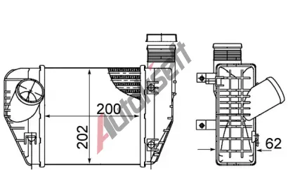 MAHLE Chladi vzduchu intercooler MAO CI 423 000S, CI 423 000S