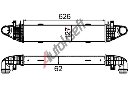 MAHLE Chladi vzduchu intercooler MAO CI 428 000S, CI 428 000S
