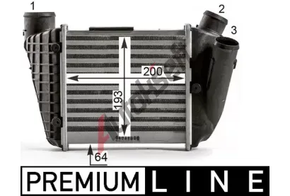 MAHLE Chladi vzduchu intercooler MAO CI 429 000P, CI 429 000P