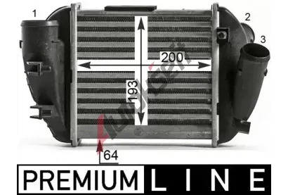 MAHLE Chladi vzduchu intercooler MAO CI 430 000P, CI 430 000P