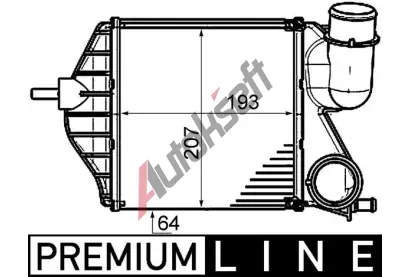 MAHLE Chladič vzduchu intercooler MAO CI 459 000P, CI 459 000P MAHLE Chladič vzduchu intercooler MAO CI 459 000P, CI 459 000P
