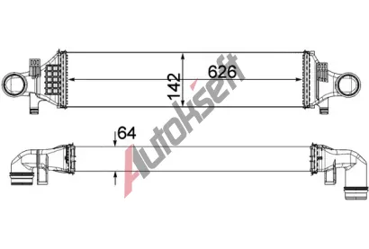 MAHLE Chladi vzduchu intercooler MAO CI 479 000P, CI 479 000P
