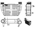 Chladi� vzduchu intercooler&nbsp;MAHLE&nbsp;&dash;&nbsp;MAO CI 486 000S
