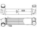 Chladi vzduchu intercooler MAHLE ‐ MAO CI 490 000S