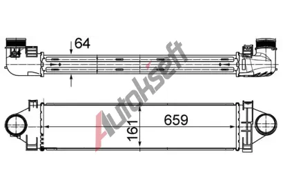 MAHLE Chladi vzduchu intercooler MAO CI 501 000S, CI 501 000S