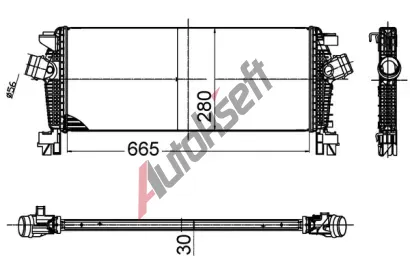 MAHLE Chladi vzduchu intercooler MAO CI 509 000S, CI 509 000S