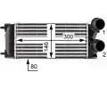 MAHLE Chladi vzduchu intercooler MAO CI 528 000P, CI 528 000P