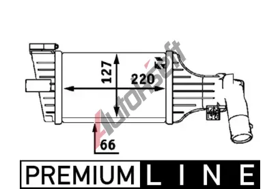 MAHLE Chladi vzduchu intercooler MAO CI 55 000P, CI 55 000P
