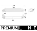 Chladi vzduchu intercooler MAHLE ‐ MAO CI 615 000P