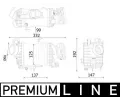 Chladi vzduchu intercooler MAHLE ‐ MAO CI 616 000P