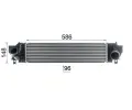 MAHLE Chladič vzduchu intercooler MAO CI 617 000P, CI 617 000P