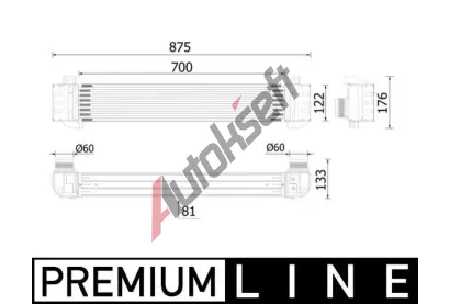 MAHLE Chladič vzduchu intercooler MAO CI 619 000P, CI 619 000P MAHLE Chladič vzduchu intercooler MAO CI 619 000P, CI 619 000P