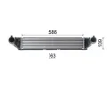 MAHLE Chladi� vzduchu intercooler MAO CI 620 000P, CI 620 000P