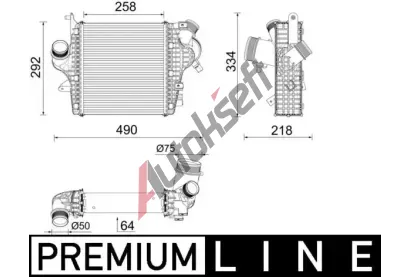 MAHLE Chladič vzduchu intercooler MAO CI 637 000P, CI 637 000P MAHLE Chladič vzduchu intercooler MAO CI 637 000P, CI 637 000P