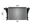 MAHLE Chladi vzduchu intercooler MAO CI 667 000P, CI 667 000P