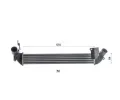 MAHLE Chladič vzduchu intercooler MAO CI 679 000S, CI 679 000S